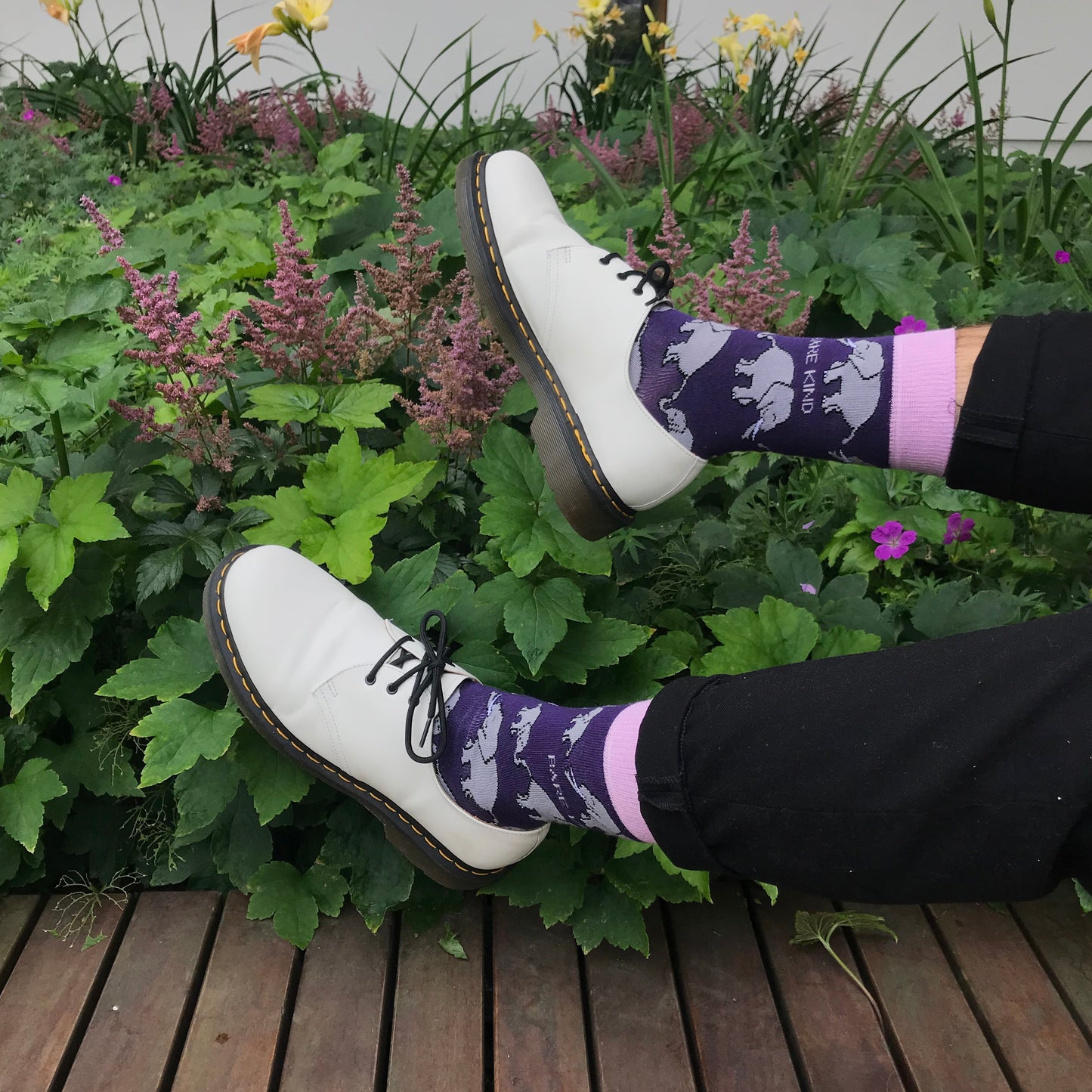 Bare Kind Elephant Print Bamboo Socks