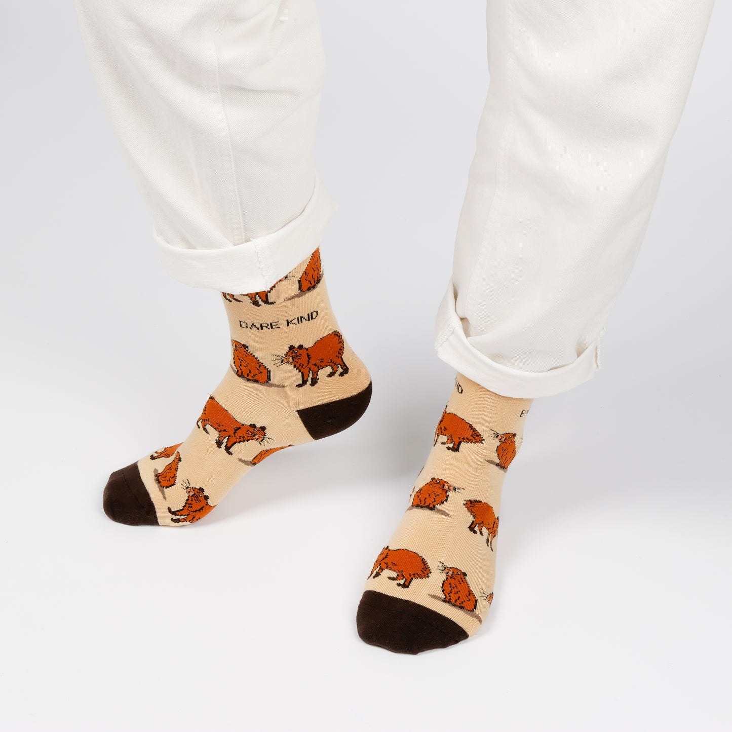 Bare Kind Capybara Print Bamboo Socks