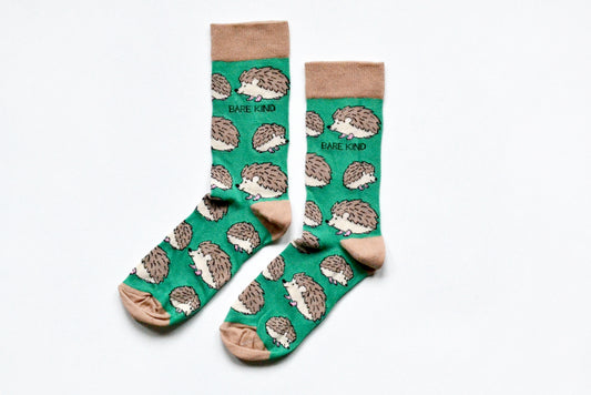 Bare Kind Hedgehog Print Bamboo Socks