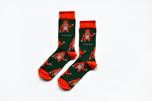 Bare Kind Orangutan Print Bamboo Socks