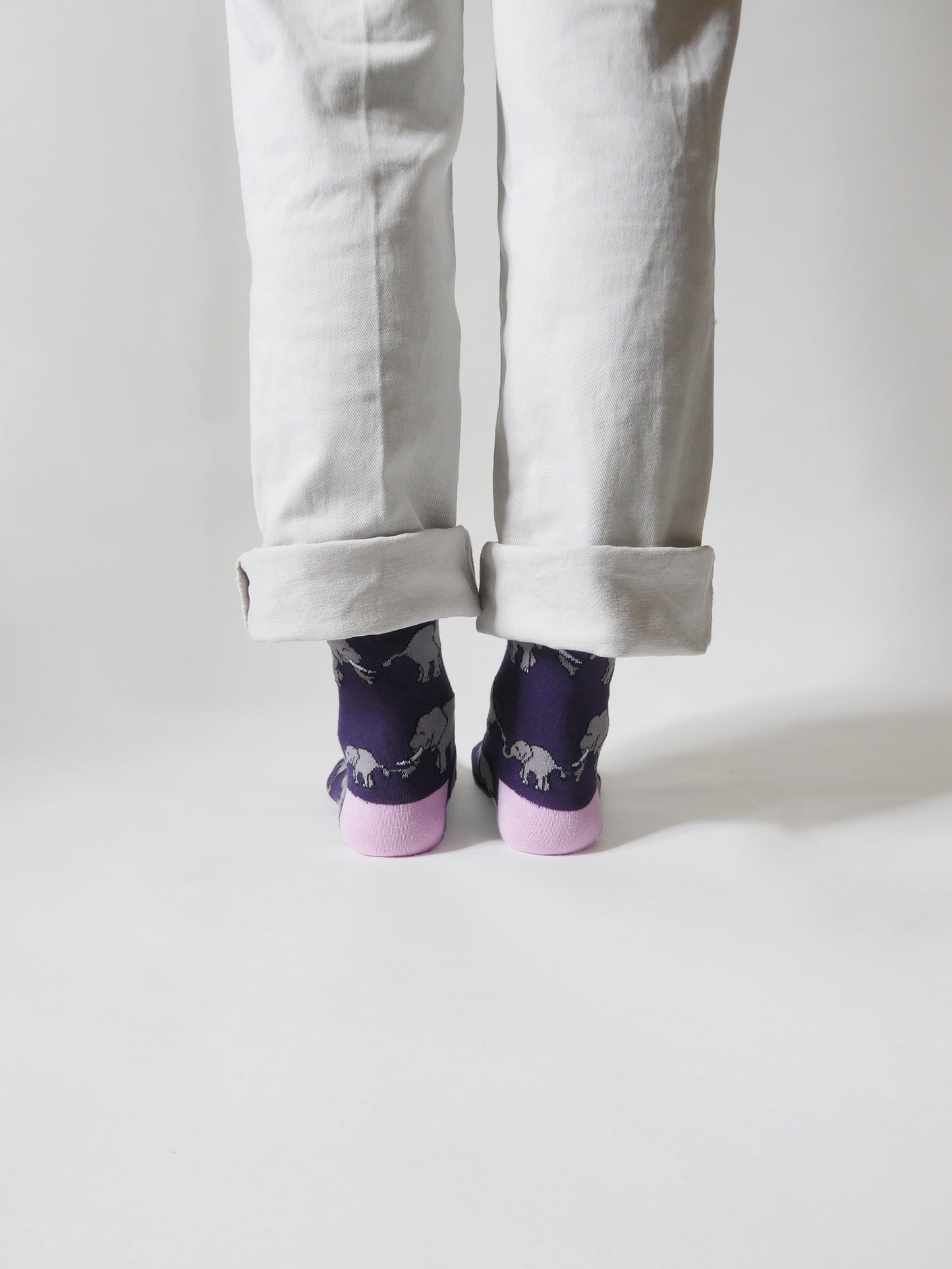 Bare Kind Elephant Print Bamboo Socks