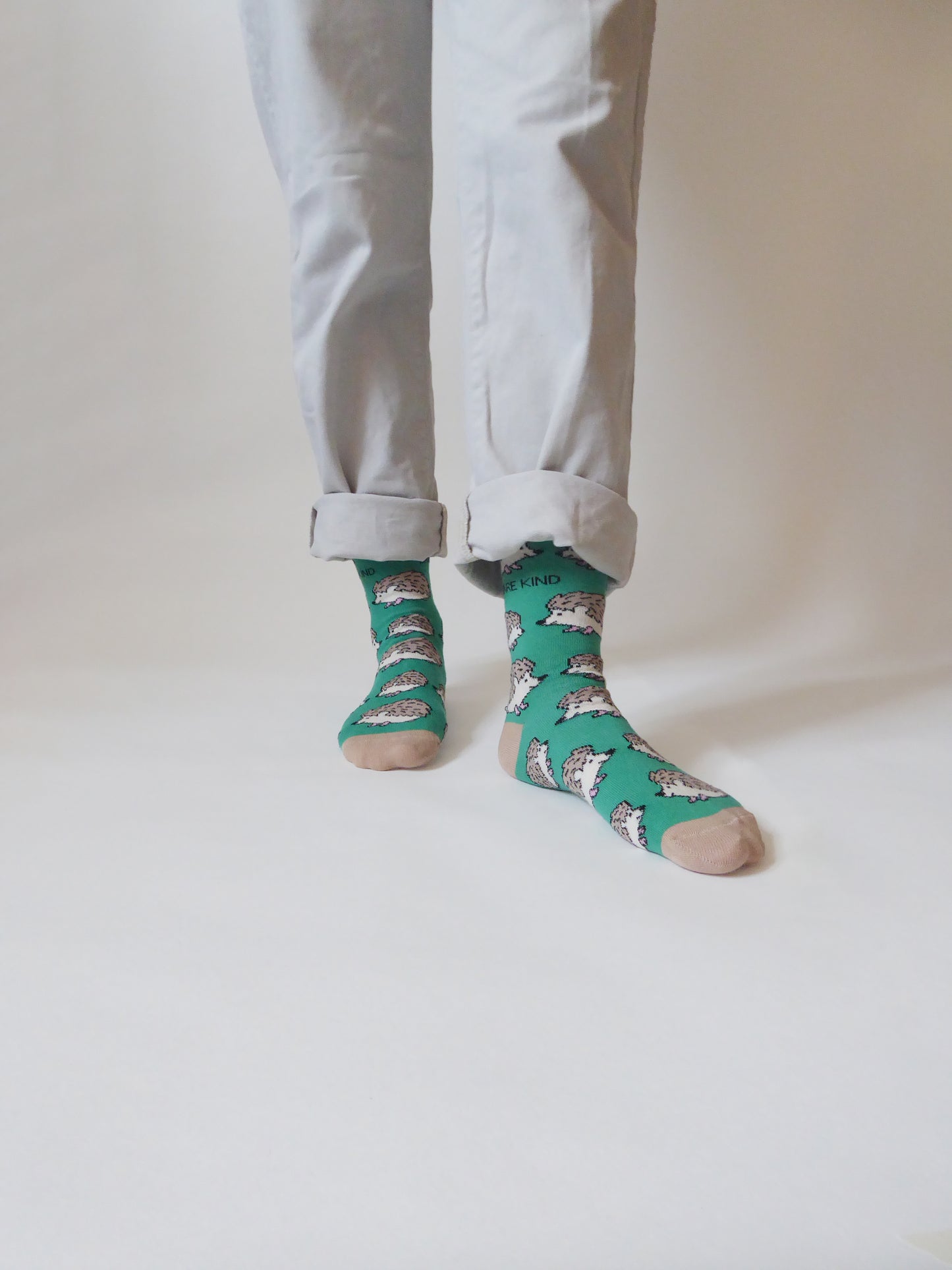Bare Kind Hedgehog Print Bamboo Socks