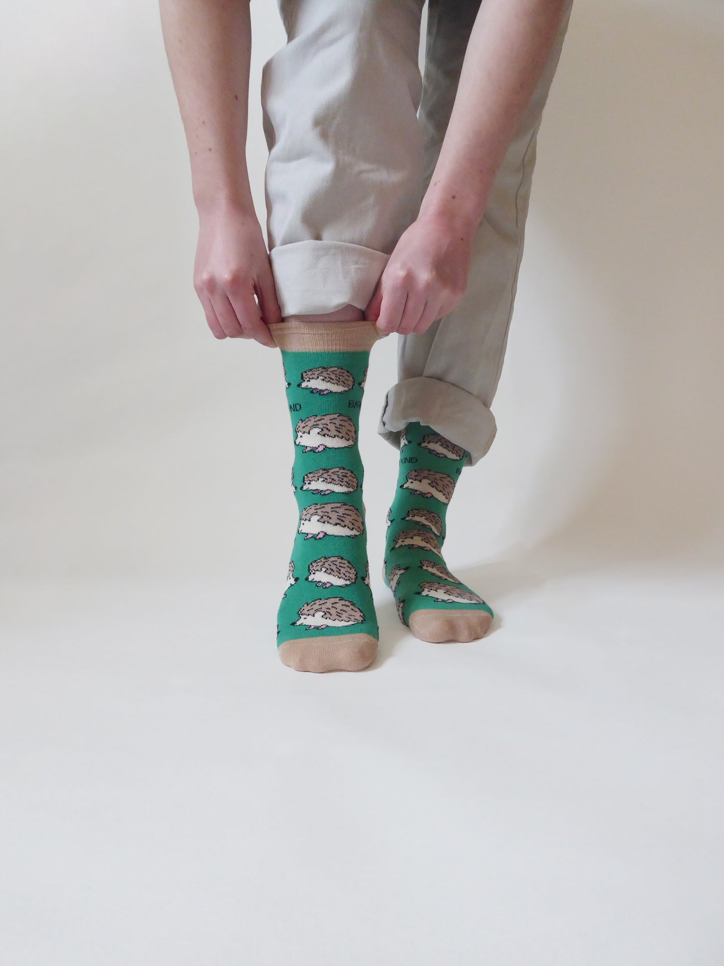 Bare Kind Hedgehog Print Bamboo Socks