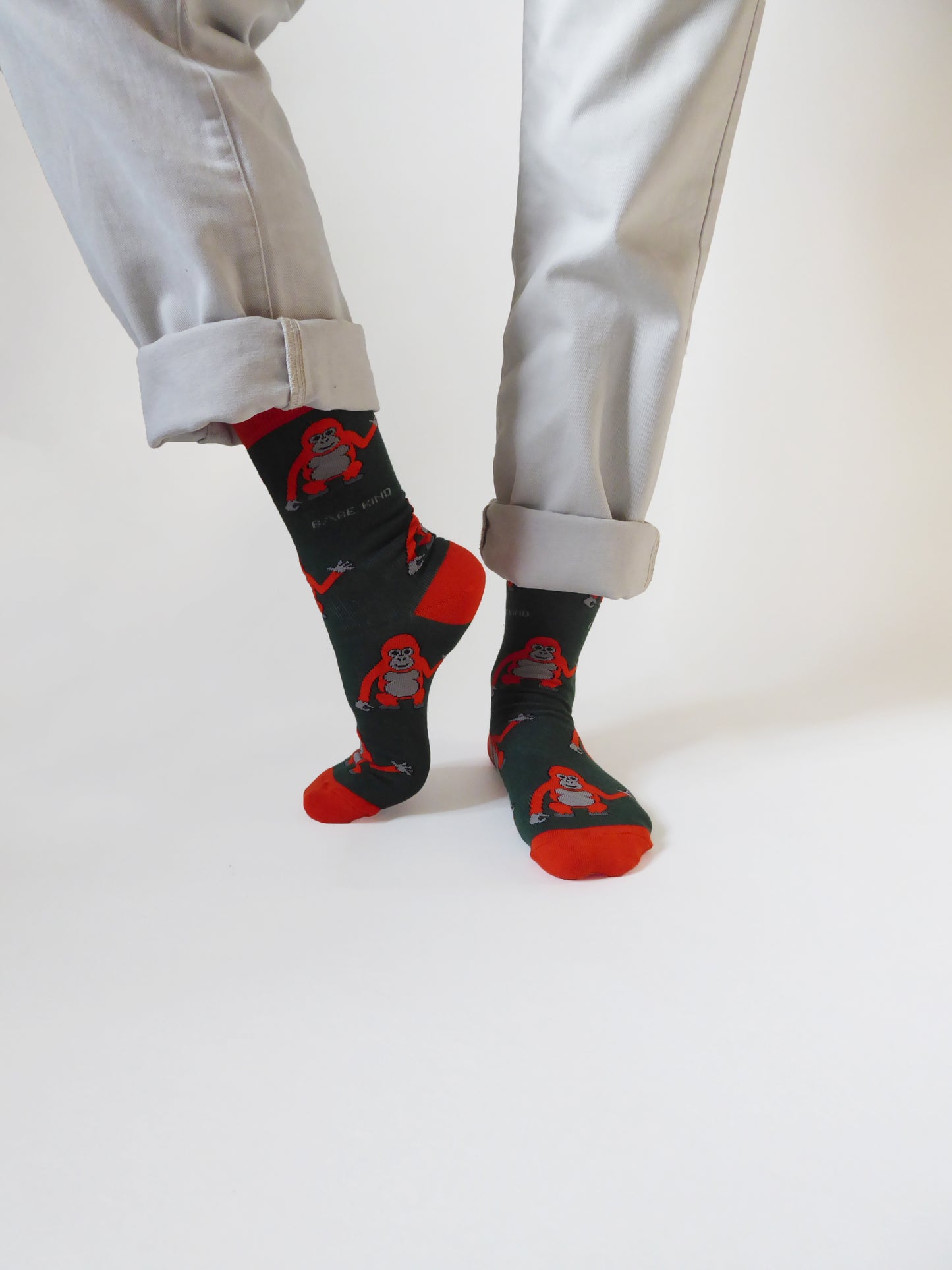 Bare Kind Orangutan Print Bamboo Socks
