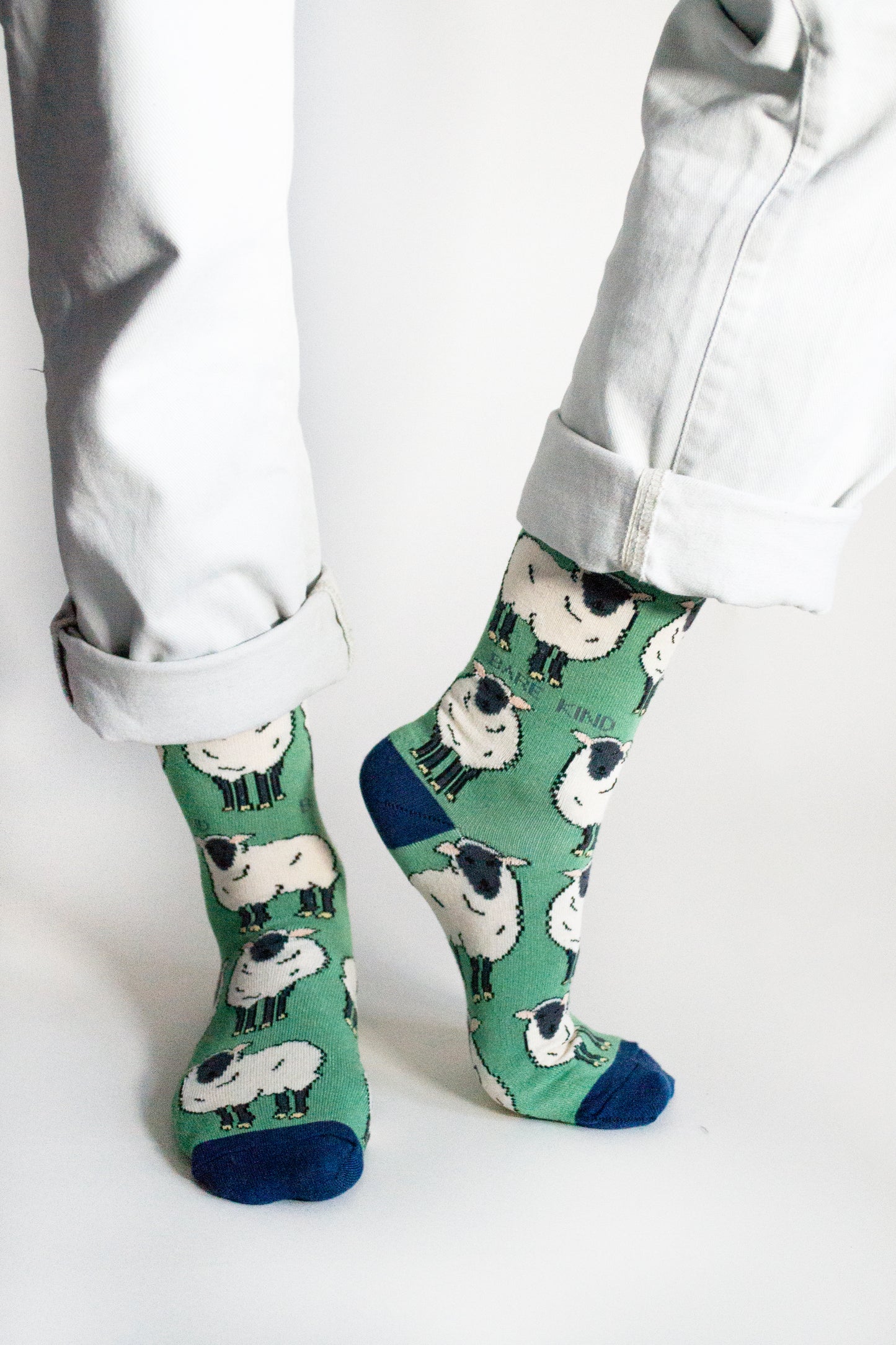 Bare Kind Sheep Print Bamboo Socks