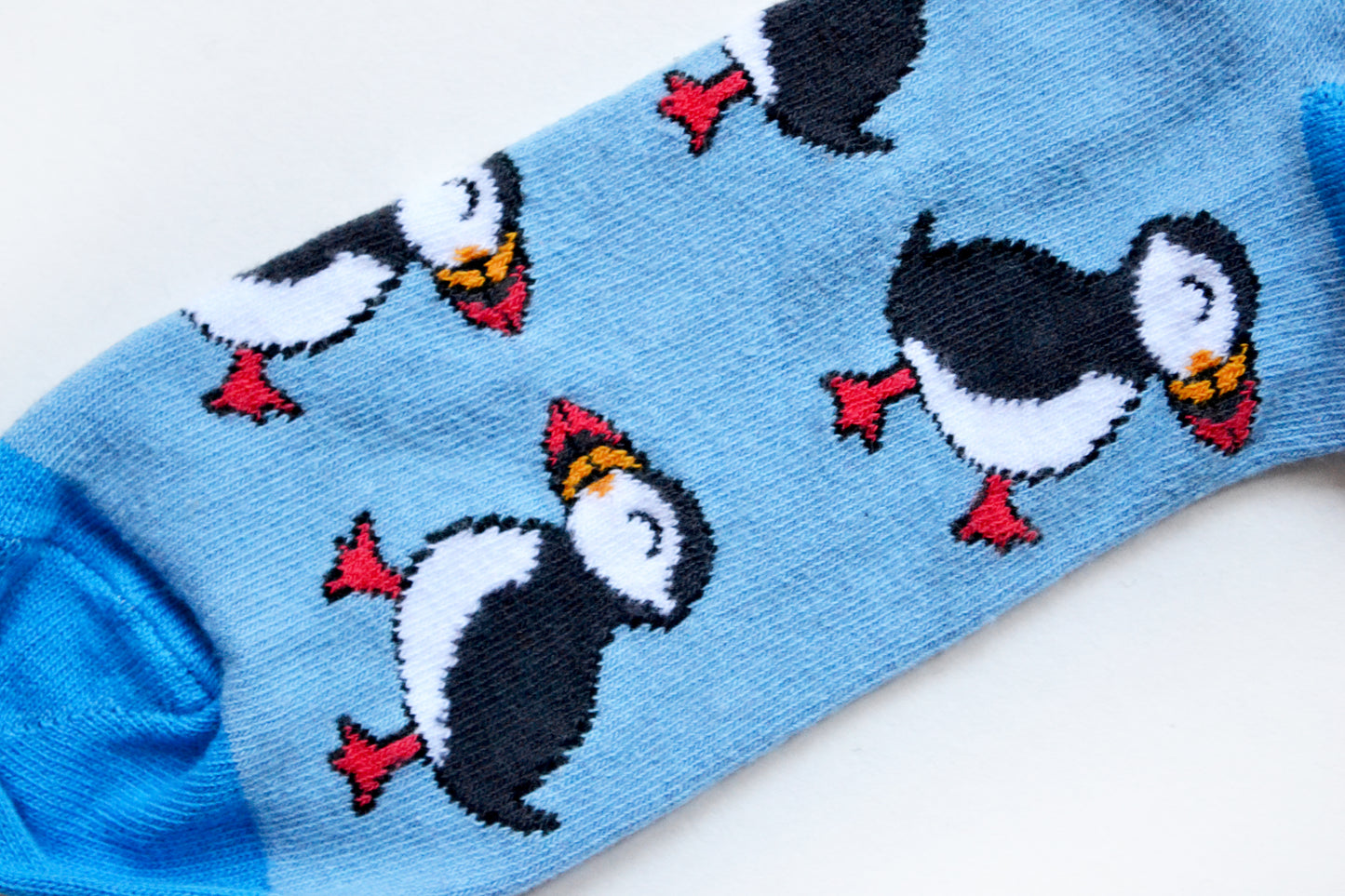Bare Kind Puffin Print Bamboo Socks