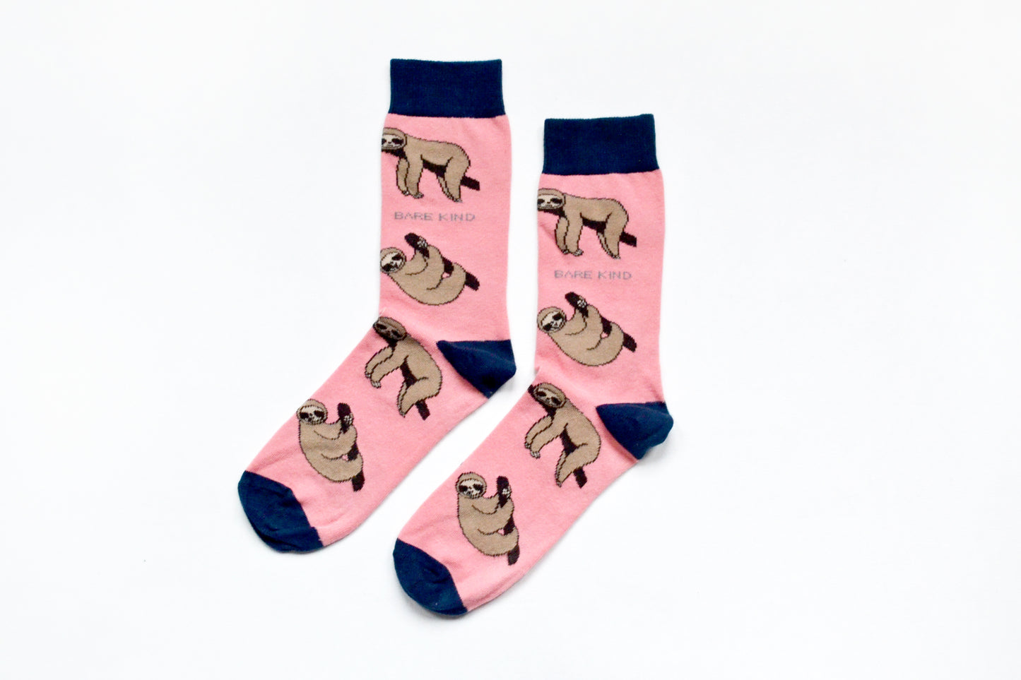 Bare Kind Sloth Print Bamboo Socks